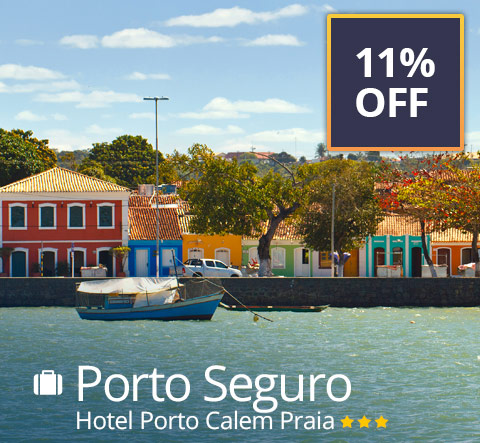 11% OFF Porto Seguro - Hotel Porto Calem Praia ***
